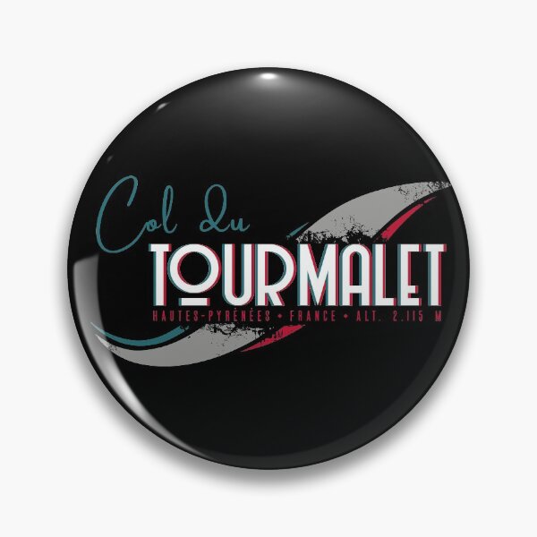 Item preview, Col du Tourmalet 02 T-Shirt + Sticker - Route des Cols Pyrenees designed and sold by ROADTROOPER.