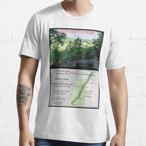 Garrison Creek (view from vista) on the Natchez Trace Parkway. Essential T-Shirt