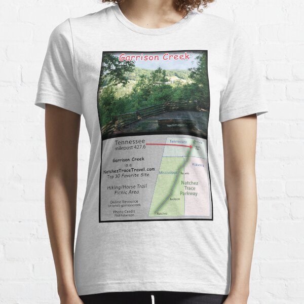 Garrison Creek (view from vista) on the Natchez Trace Parkway. Essential T-Shirt