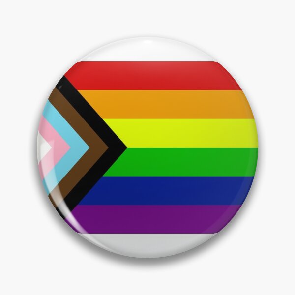 Inclusive Gay Pride Flag Pins And Buttons Redbubble 1136