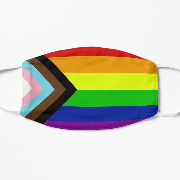 Inclusive Pride Flag Flat Mask