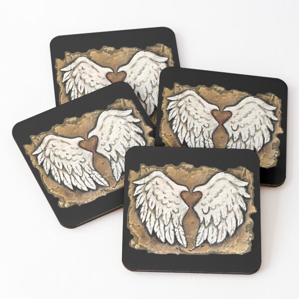 Item preview, Angel Wings / Heart / Inspirational Self Care / St Michael / Golden Wings / Feathered Wings designed and sold by artenvironments.
