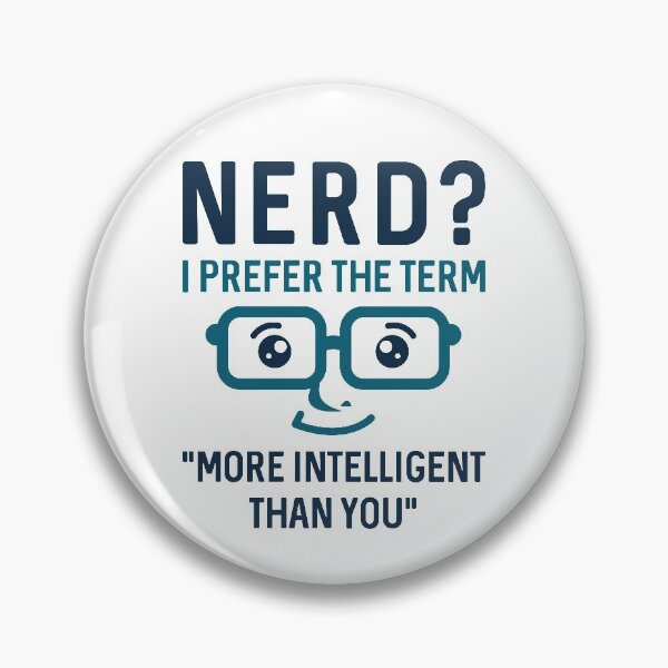 Artikelvorschau, Nerd Intelligent entworfen und verkauft von LuckyFoxDesigns.