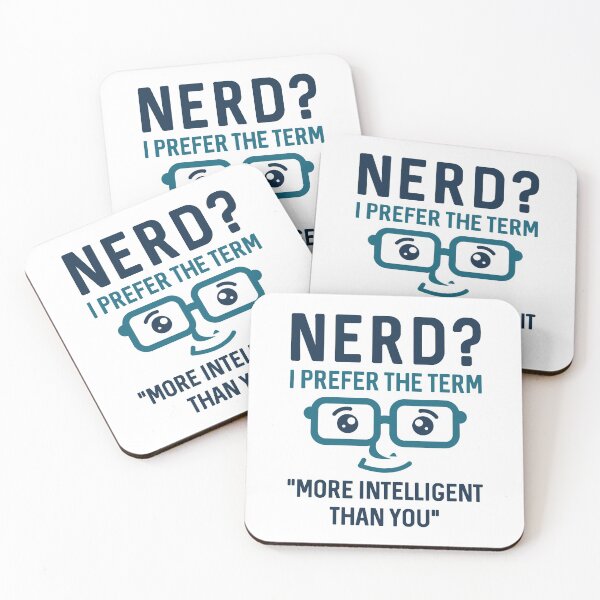 Artikelvorschau, Nerd Intelligent entworfen und verkauft von LuckyFoxDesigns.