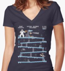 Donkey Hoth Women's Fitted V-Neck T-Shirt