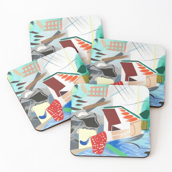 Item preview, Abstract Landscape Art Print designed and sold by lisavrobinson.