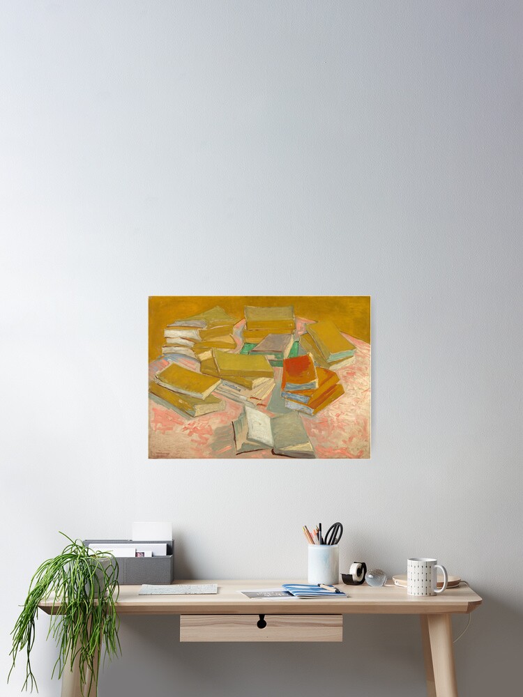 The Parisian Novels The Yellow Books By Vincent Van Gogh Poster By Irinapol Redbubble