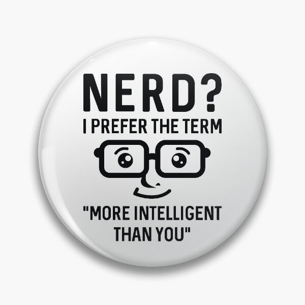 Artikelvorschau, Nerd Intelligent entworfen und verkauft von LuckyFoxDesigns.