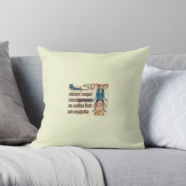 illuminated manuscripts Throw Pillow