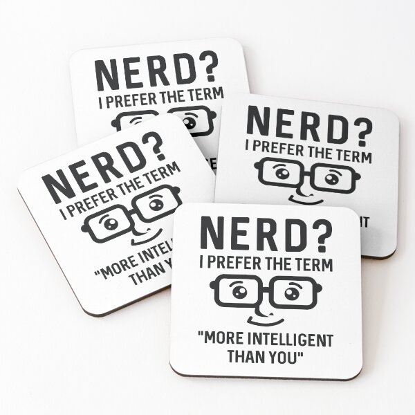 Artikelvorschau, Nerd Intelligent entworfen und verkauft von LuckyFoxDesigns.