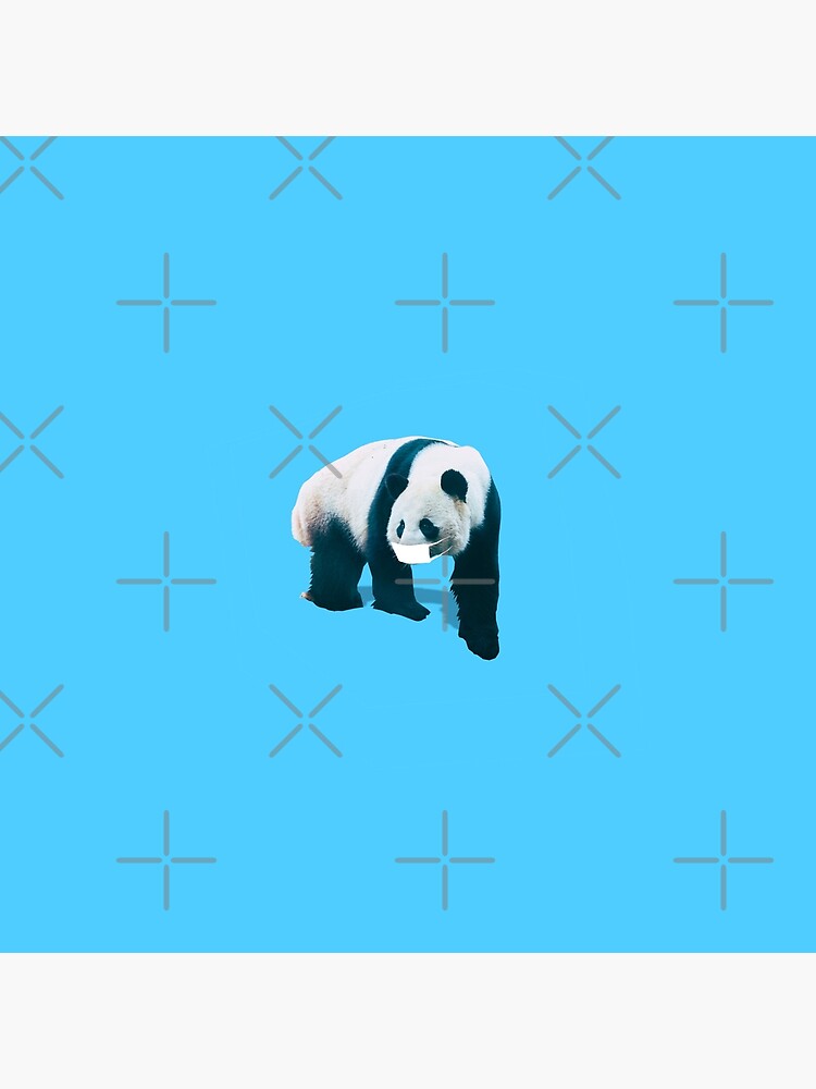 Panda in face mask by KatyaHavok