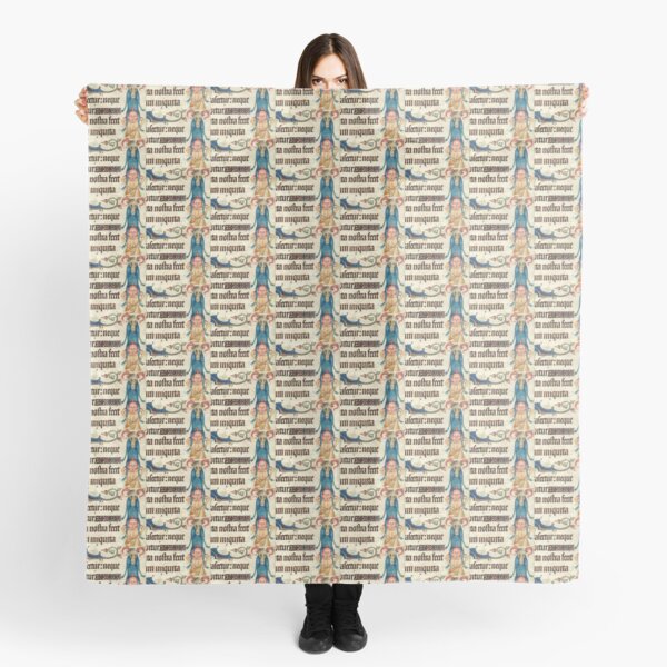 illuminated manuscripts Scarf