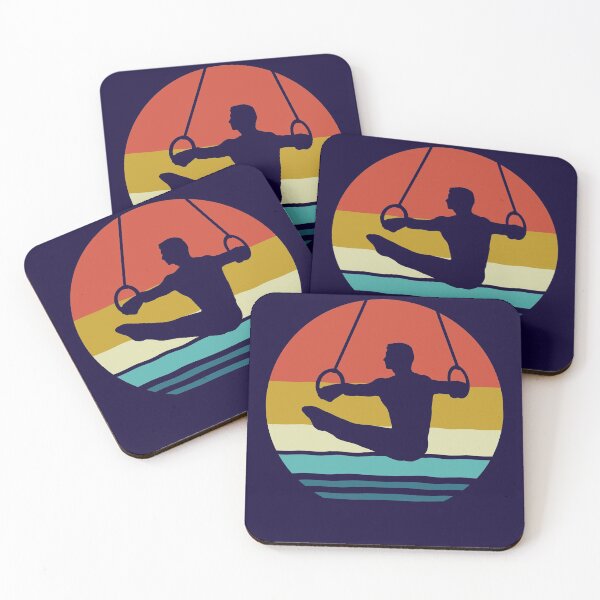 Item preview, Gymnastics - Vintage Retro Rings Gymnastics - Gymnast Gift designed and sold by HappyTees Lab.