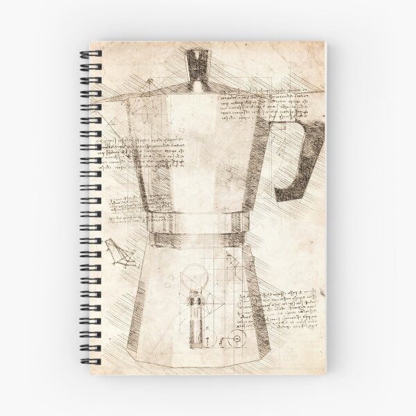 Item preview, The Italian Moka pot, Leonardo Da Vinci sketch designed and sold by Bepslabor.