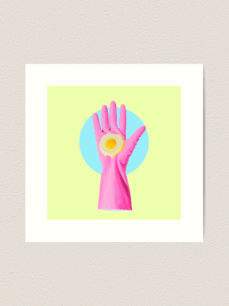 Alternate view of Hand and egg Art Print