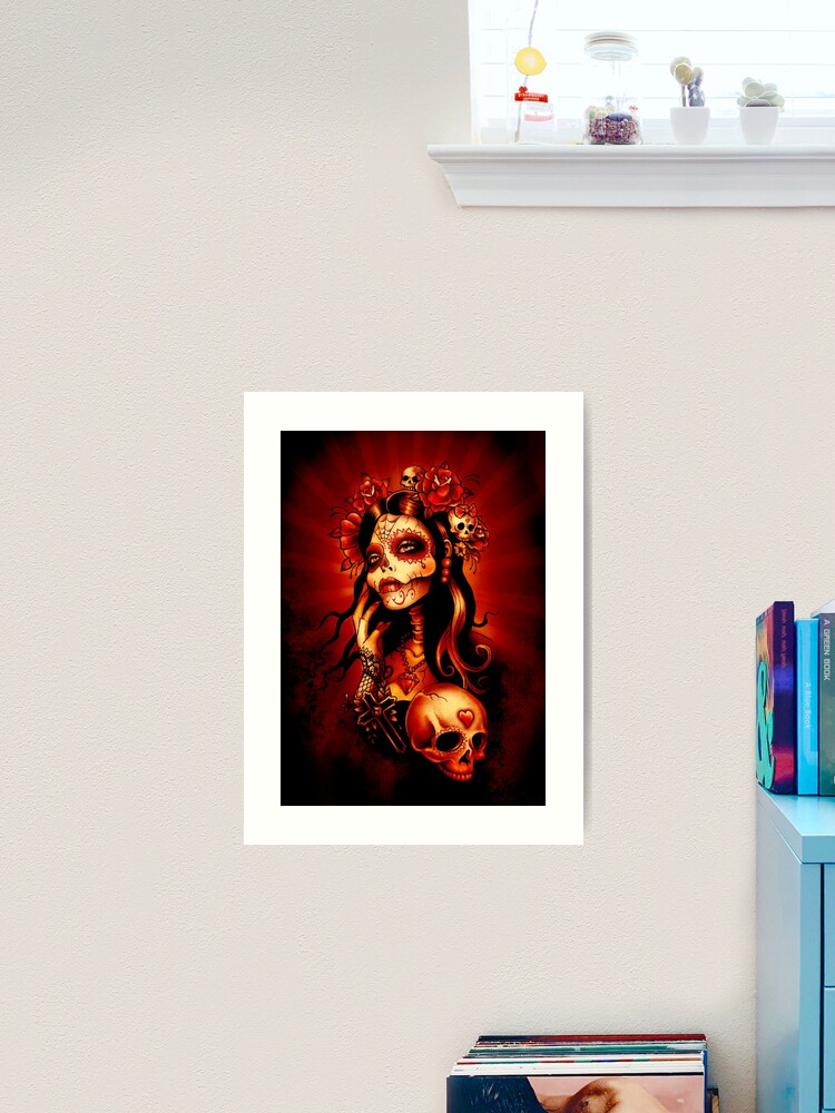 Dia De Los Muertos Wall Art  Paintings, Drawings & Photograph Art Prints