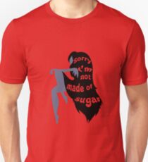 Camiseta ajustada No hecho de azúcar