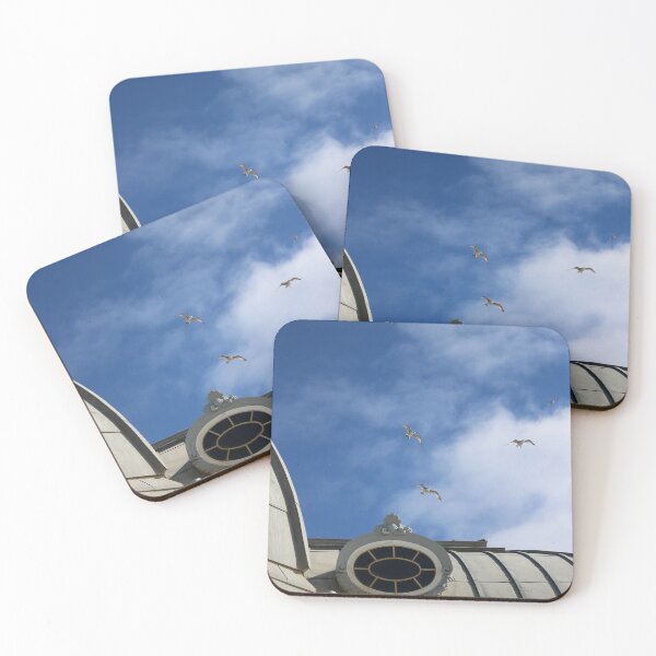 Item preview, Seagulls flying above designed and sold by pinkal.