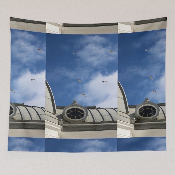 Item preview, Seagulls flying above designed and sold by pinkal.