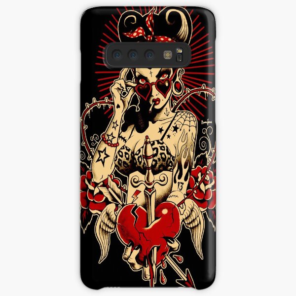 Rockabilly Art, Pinup Art, Heartbreaker, Vintage Pinup, Samsung Galaxy Snap Case