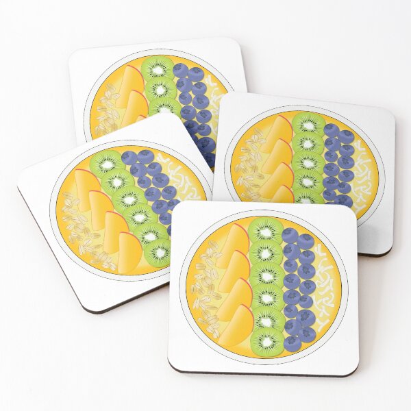Item preview, Tropical Yellow Smoothie Bowl designed and sold by JuliWol12.