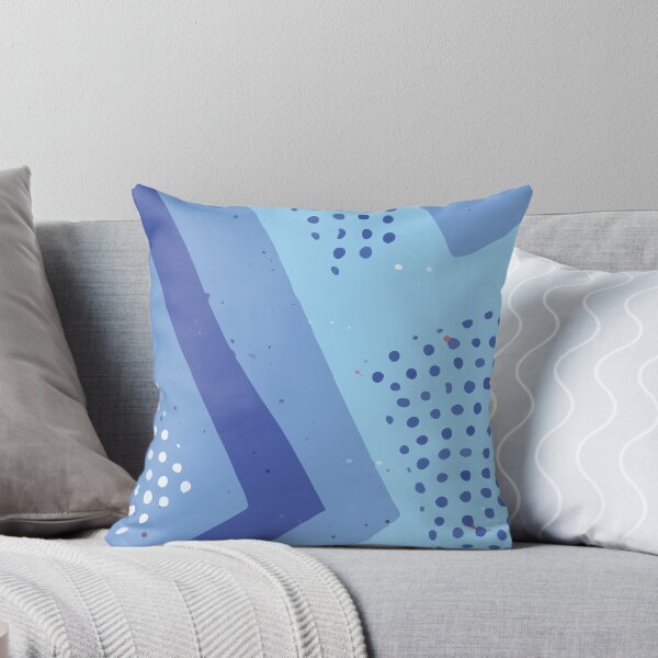 Artikelvorschau, Abstrakter moderner zeitgenössischer monochromatischer Hintergrund in blauer Farbe GC-118-4 entworfen und verkauft von GraphicCharms.
