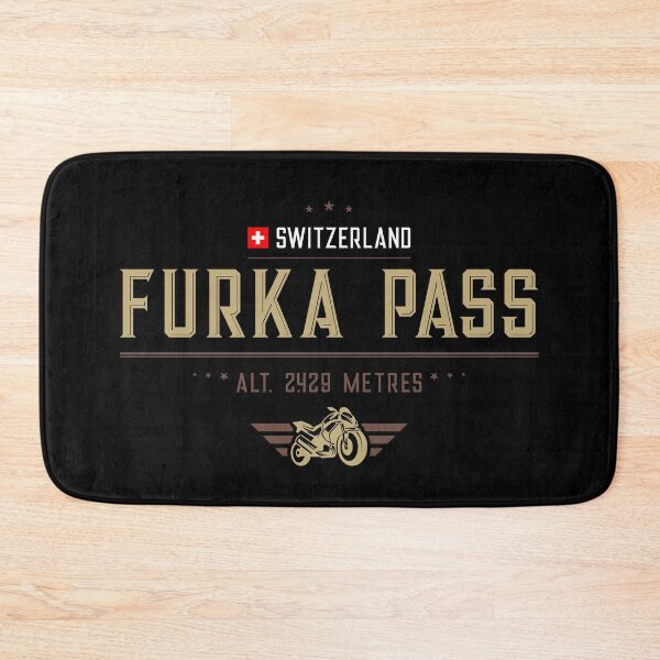 Item preview, Furka Pass Switzerland 01 Motorcycle T-Shirt + Sticker designed and sold by ROADTROOPER.