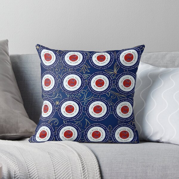 Mods Paisley Throw Pillow