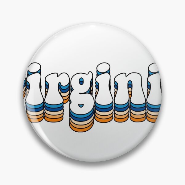 Item preview, Blue and Orange Virginia sticker designed and sold by sun-kiss.