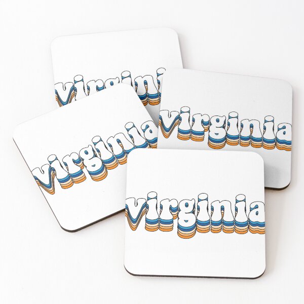 Item preview, Blue and Orange Virginia sticker designed and sold by sun-kiss.