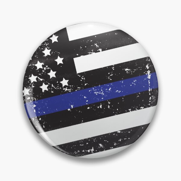Item preview, Blue Line Circle Flag designed and sold by Designs111.