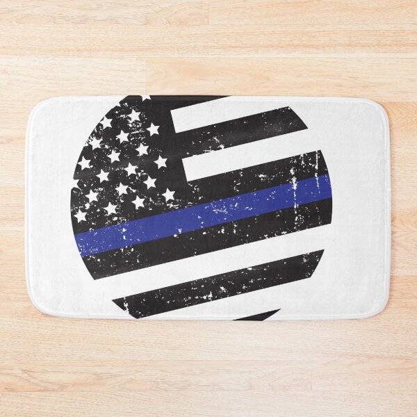 Item preview, Blue Line Circle Flag designed and sold by Designs111.