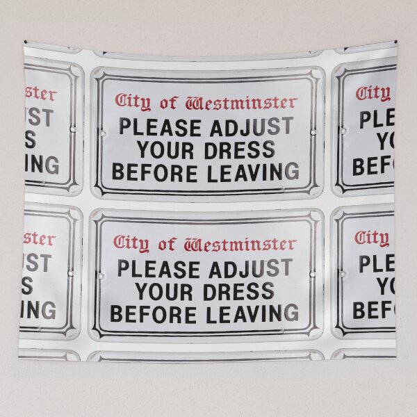 Item preview, Polite Request, upon leaving the premises. designed and sold by JonDelorme.