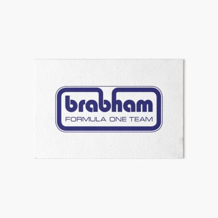 Brabham Formula One Team logo 1973/4 - white print Art Board