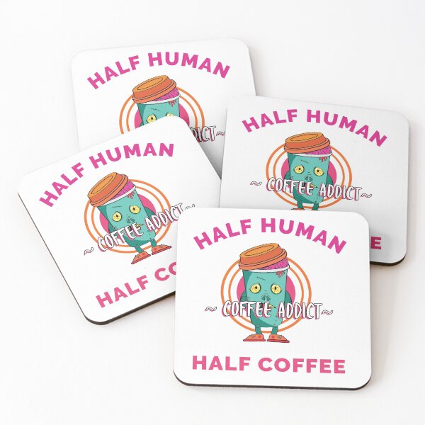Item preview, half human half coffee  Gift coffe Lovers  designed and sold by JobaBreezy.