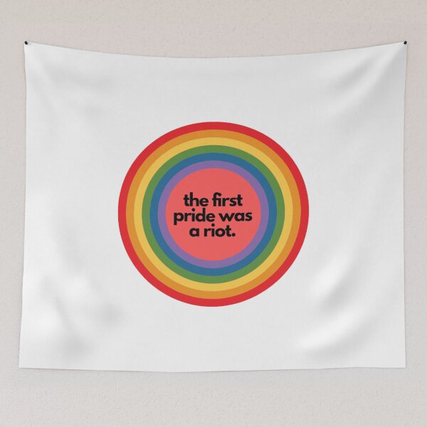 Item preview, 'The first pride was a riot'  designed and sold by GraceBryony.