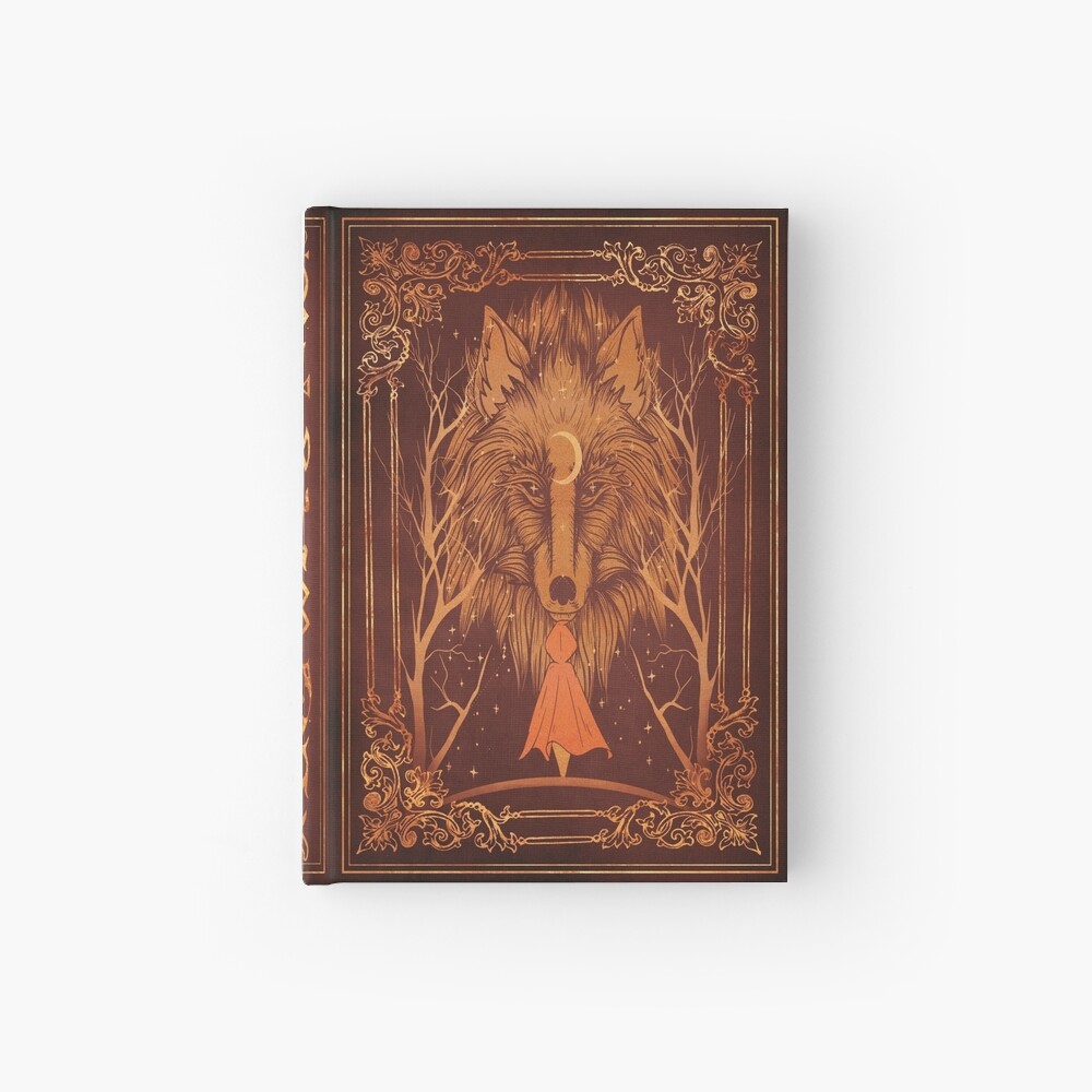 Old magic werewolf moon book Hardcover Journal