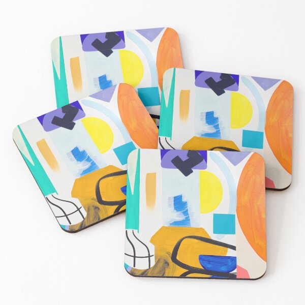 Item preview, Abstract Colour Pop Art Print designed and sold by lisavrobinson.