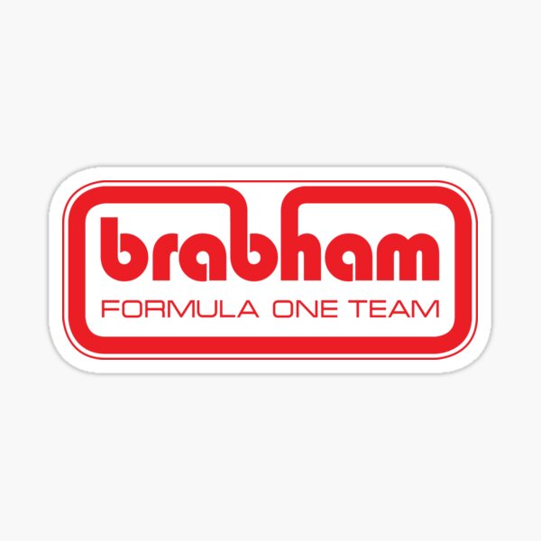 Brabham Formula One Team logo 1973/4 - brabham blue print Sticker
