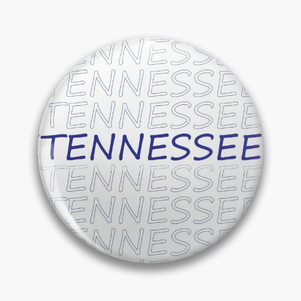 Item preview, Tennessee Repeating Blue Bold Uppercase designed and sold by artbylukas.