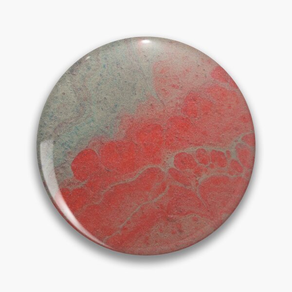 Item preview, Fluid art - silver and coral designed and sold by themuseinspired.