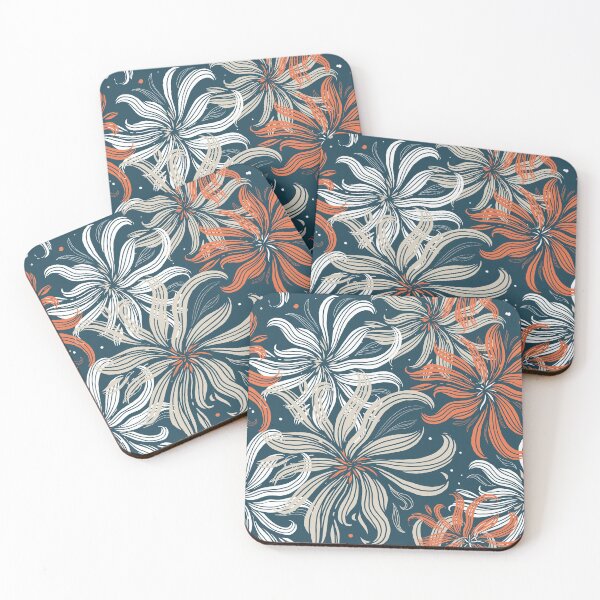 Item preview, Stylized chrysanthemum pattern designed and sold by Avisnanna.