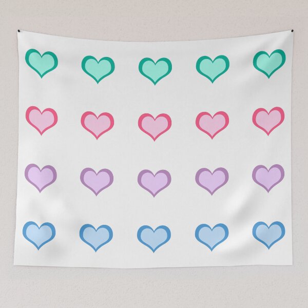 Item preview, Colorful hearts designed and sold by OkihanaShop.