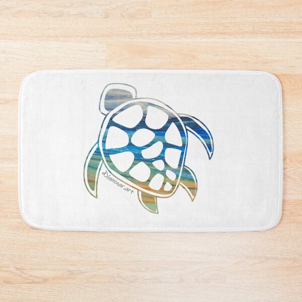 Item preview, Blue Waves Sea Turtle designed and sold by Laminar-Art.