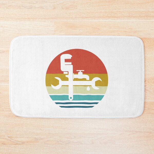 Item preview, Plumber - Vintage Retro Plumbery Tools - Plumber Gift designed and sold by HappyTees Lab.