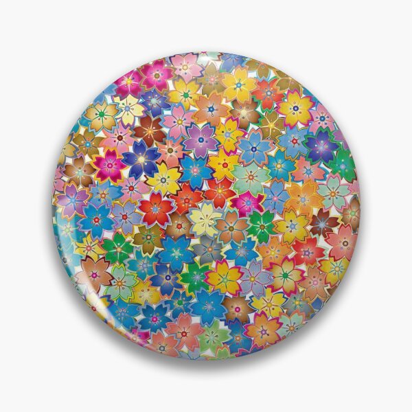 Item preview, Colorful Flowers Pattern designed and sold by GreenMall.
