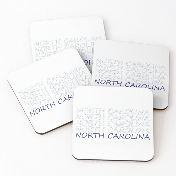 Item preview, North Carolina Repeating Blue Bold Uppercase designed and sold by artbylukas.