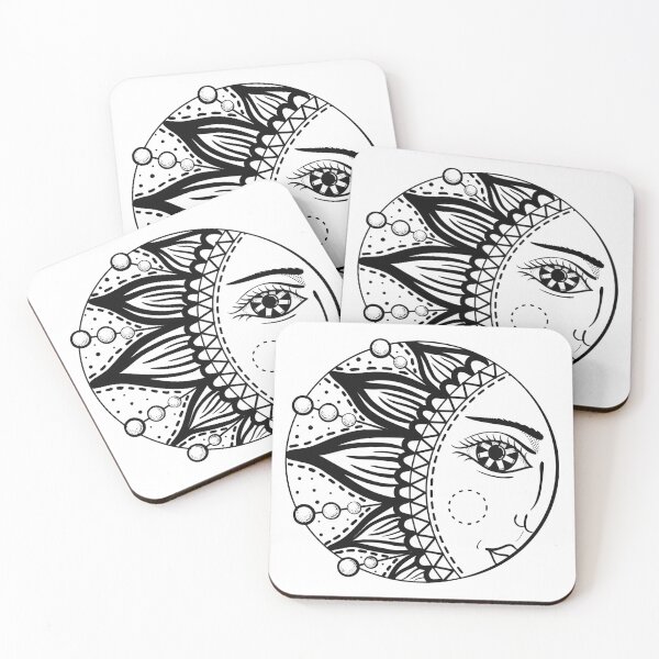 Item preview, Sun. Black and white vector graphics designed and sold by Avisnanna.