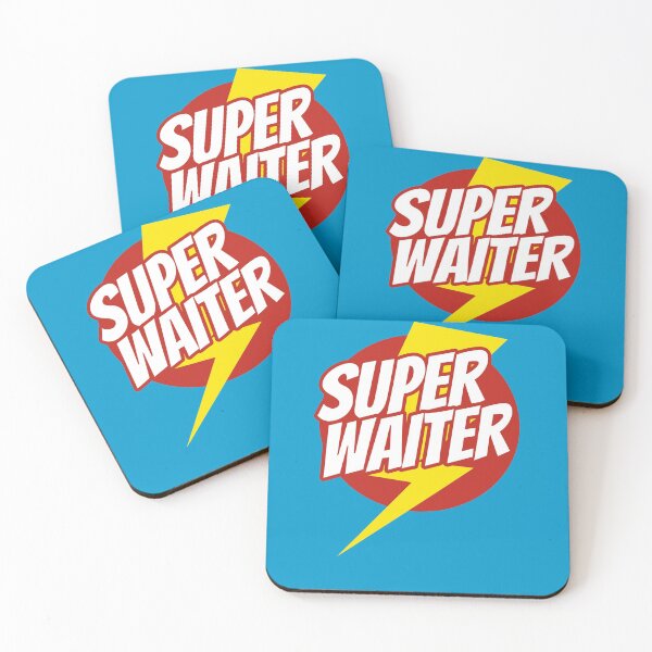 Item preview, Super Waiter - Funny Waiter Superhero - Lightning Edition designed and sold by isstgeschichte.
