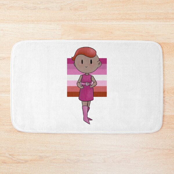 Item preview, Cute chibi lesbian pride design designed and sold by cu-b3.